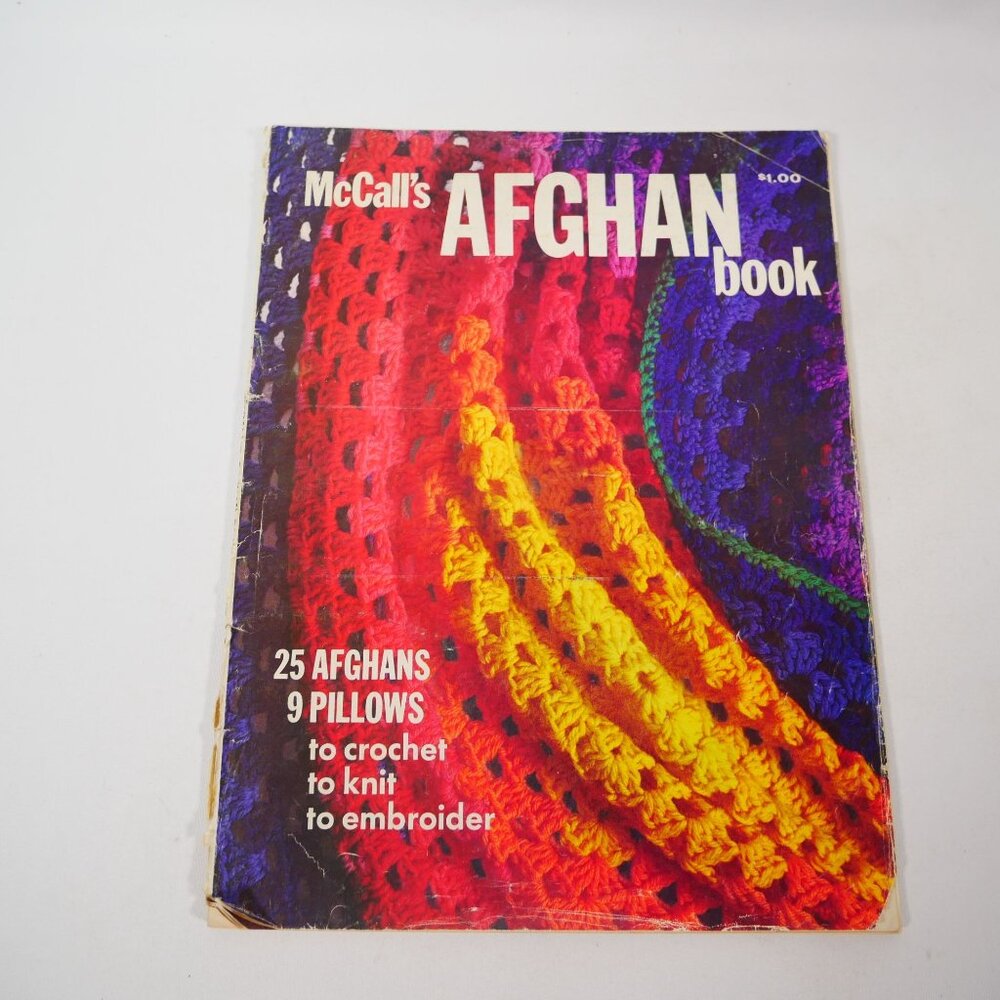 Vintage Craft Book Lot Of 9 Afghans Sweaters Needlework 1950s-80s - Picture 2 of 16